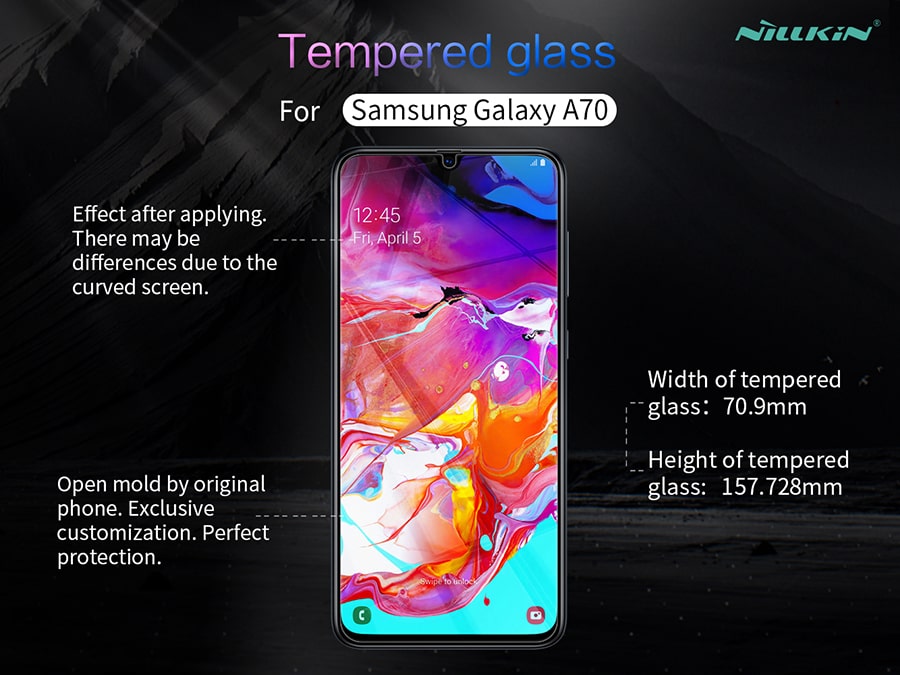 گلس گوشی Nillkin Amazing H Glass Samsung Galaxy A70/A70s