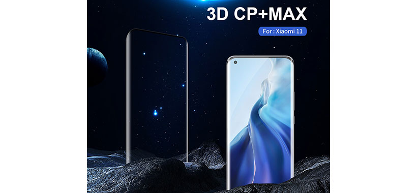 گلس شیائومی می11 مدل Nillkin 3D CP+ Max