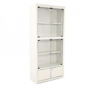 کتابخانه ۴شیشه فلزی شیشه دار