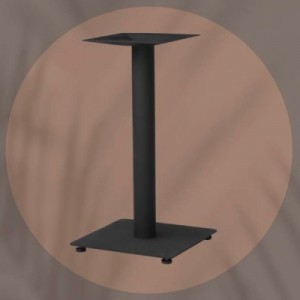 پایه میز مشکی دوبل ptta-125