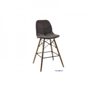 صندلی کندو پایه بلند چوبی پارچه ای K600PE