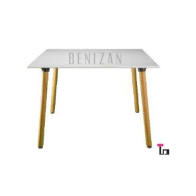 میز 4 پایه چوبی استوانه ای 80*80  TM-505