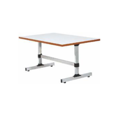 میز پایه پروفیلی 120*80 آبکاری MDF T120