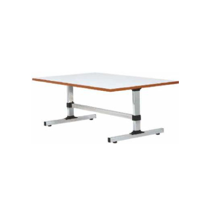 میز پایه پروفیلی 120*60 آبکاری MDF T121