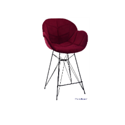 صندلی پایه بلند درختی آبکاری پارچه ای S660PE