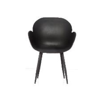 صندلی چند منظوره صدف پایه فلزی استاتیک S570S مشکی