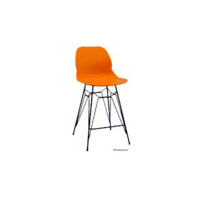 صندلی کندو پایه ایفلی بلند آبکاری K630