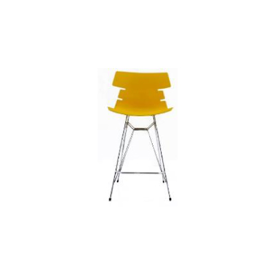 صندلی مرجان پایه ایفلی بلند (آبکاری) M630