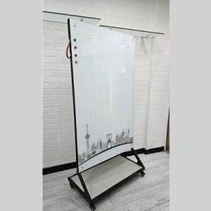 تابلو وایت برد شیشه ای  برند برتر اندازه 100 × 200