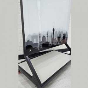 تابلو وایت برد شیشه ای  اندازه 90 × 150 (چاپی)