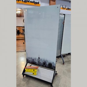 تابلو وایت برد شیشه ای  اندازه 90 × 150 (چاپی)