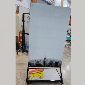 تابلو وایت برد شیشه ای  اندازه 90 × 150 (چاپی)