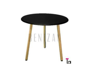 میز ۳ پایه چوبی استوانه ای TE505