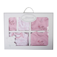 ست 18 تکه پرنیان صورتی