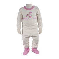 زيردگمه كلاه و پاپوش و شلوار باني صورتی