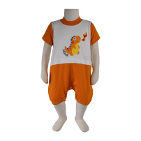 سرهمی شورتی دایناسور نارنجی