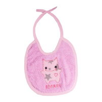 پیشبند حوله ای گربه صورتی