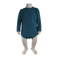 بادی يقه سه سانت کبریتی سبزآبی