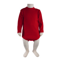 بادی يقه سه سانت کبریتی قرمز