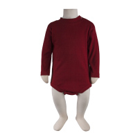 بادی يقه سه سانت کبریتی زرشکی