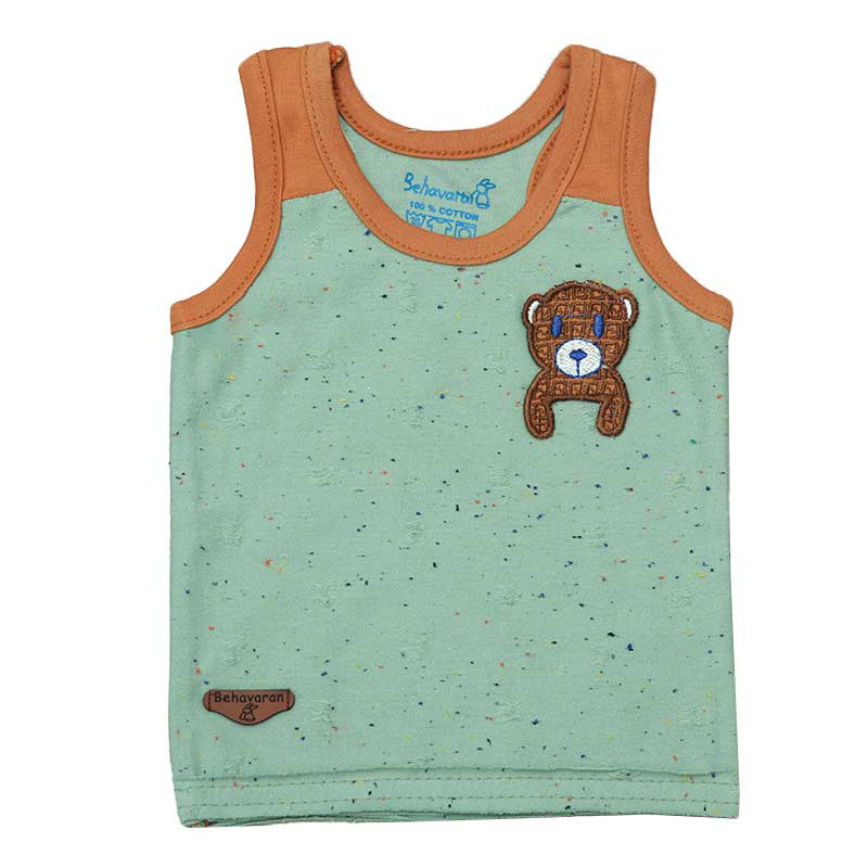 زیرپوش رکابی نوزاد به آوران مدل فندی