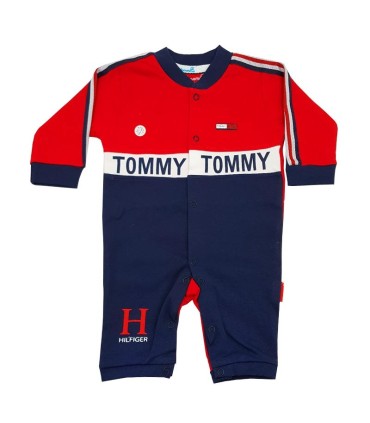 لباس سرهمی نوزاد پسرانه به آوران مدل تامی