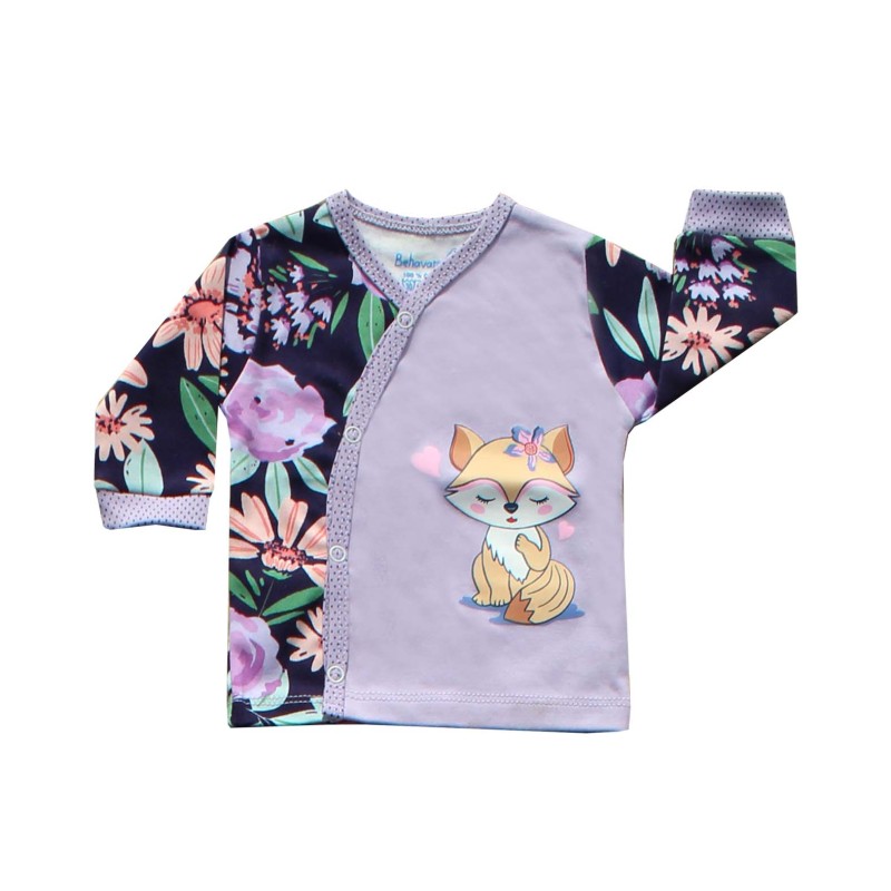 مانتو نوزادی دخترانه به آوران مدل تی تی