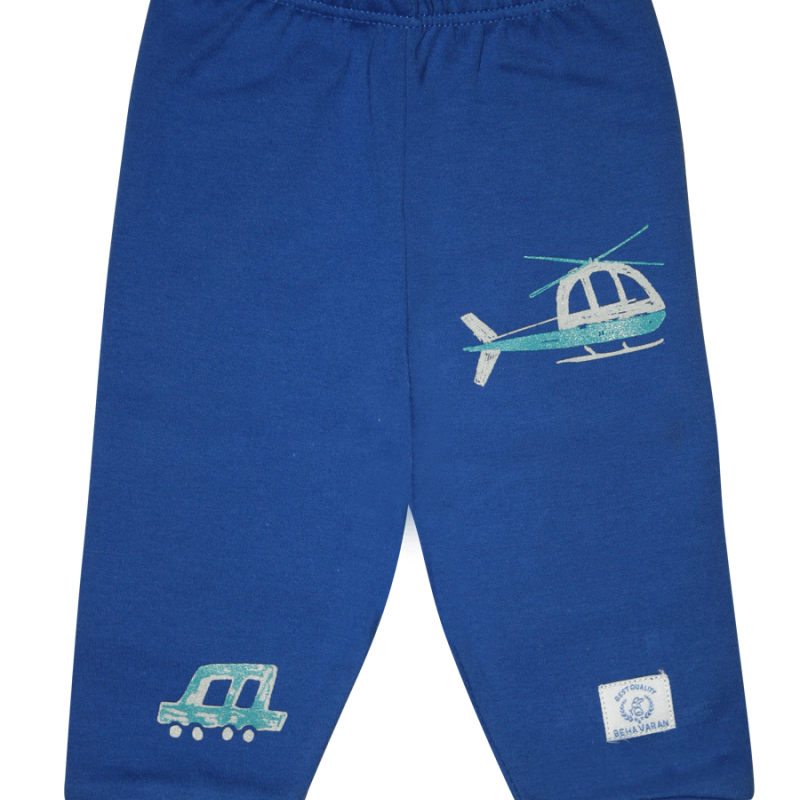 شلوار نوزادی پسرانه به آوران مدل هواپیما