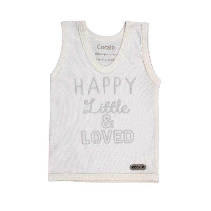 زیرپوش رکابی نوزادی کوکالو مدل فیل و ابر