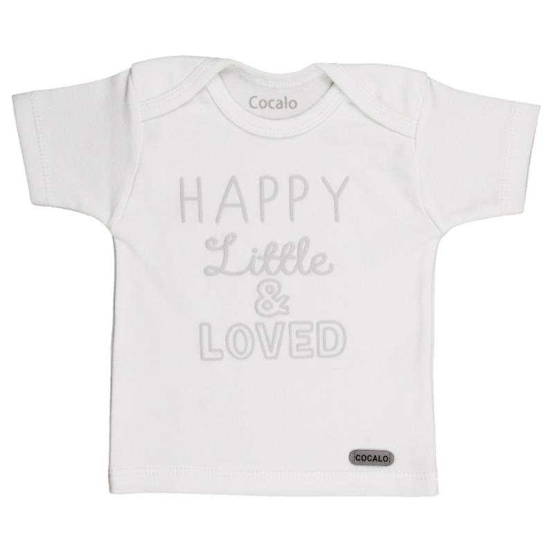 بلوز آستین کوتاه نوزادی کوکالو مدل فیل و ابر