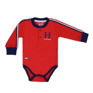 بادی آستین بلند نوزادی پسرانه به آوران مدل تامی