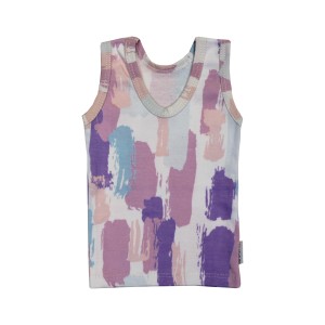 زیرپوش رکابی دخترانه به آوران مدل رنگین کمان