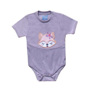 بادی آستین کوتاه نوزادی دخترانه به آوران مدل تی تی