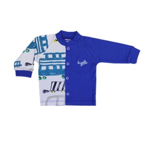 مانتو نوزادی پسرانه به آوران مدل هواپیما