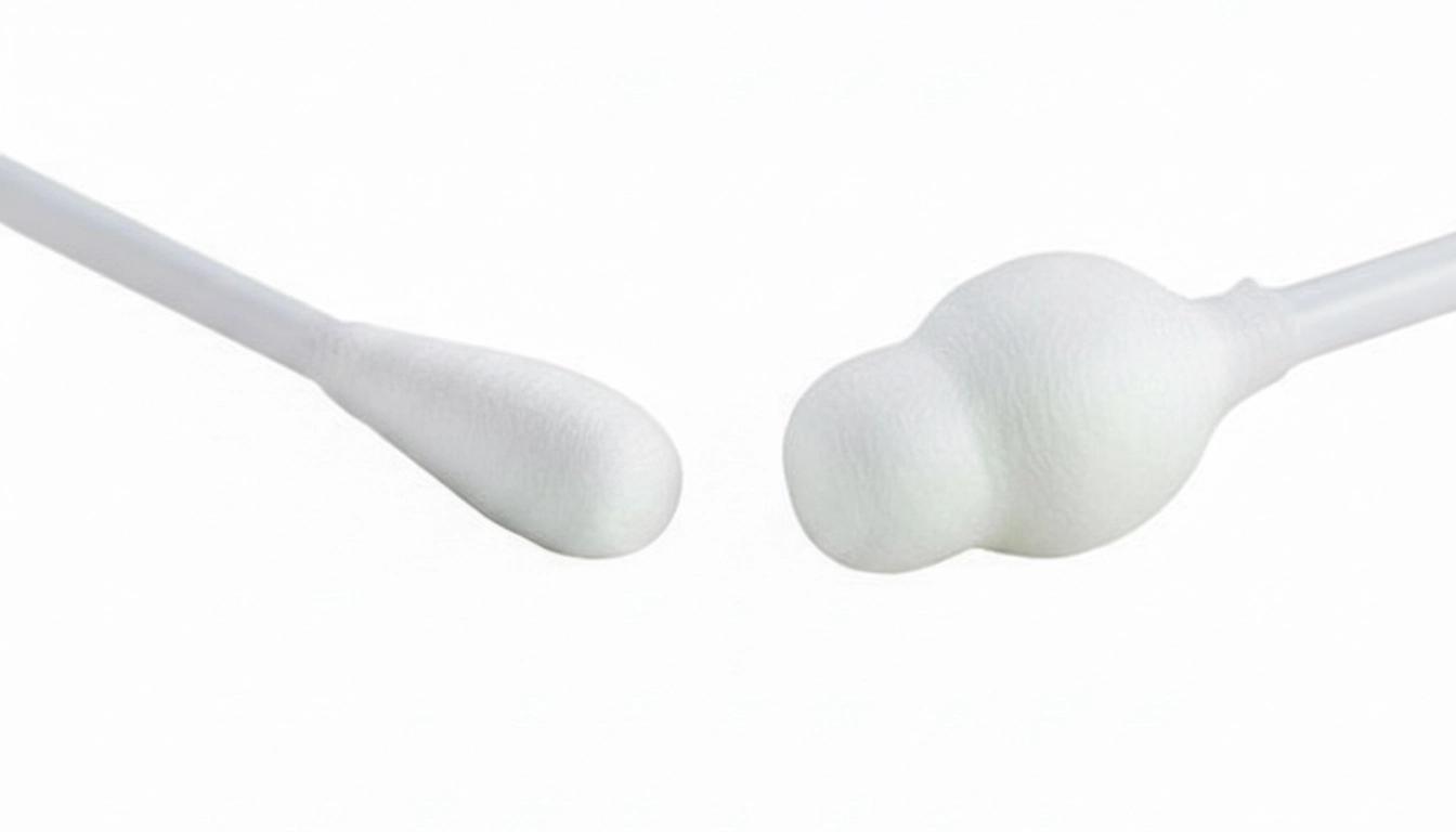 مقایسه نوک گوش پاک کن معمولی و گوش پاک کن محافظ دار مخصوص نوزاد