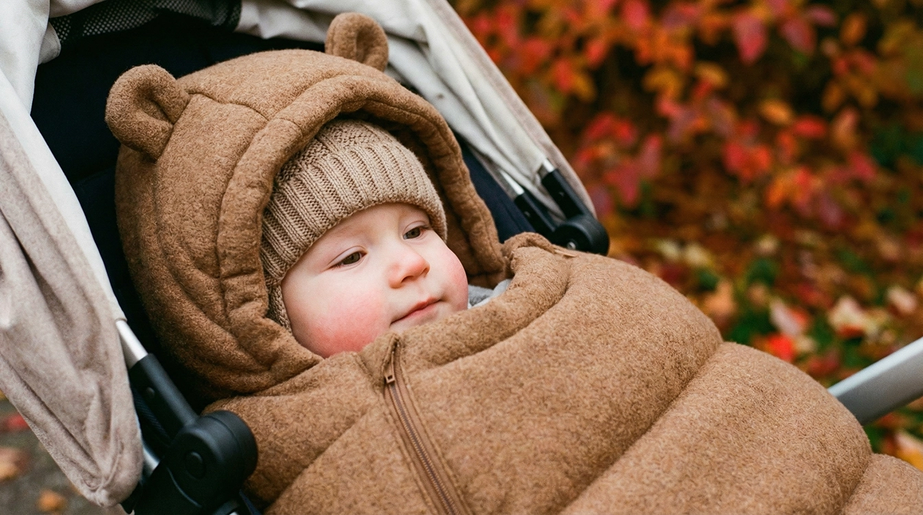 قنداق فرنگی عروسکی و کیسه خواب نوزاد زمستانی