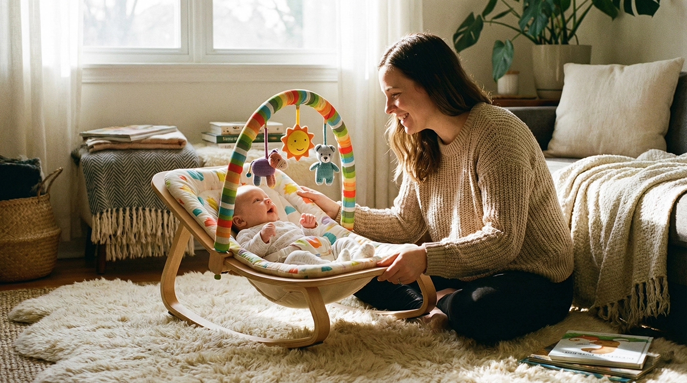 نی نی لای لای دستی دلیجان و صندلی راحتی نوزاد