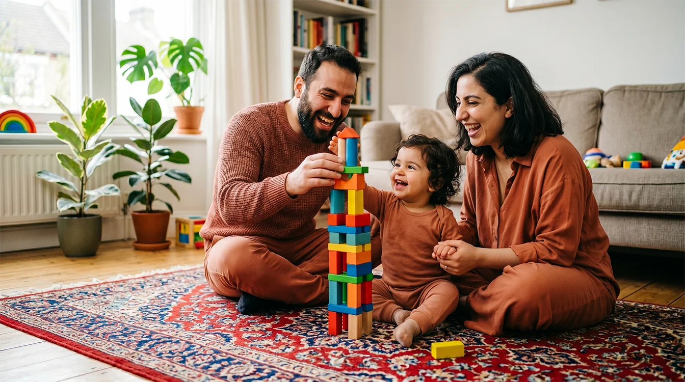 بازی هدفمند پدر و مادر با کودک برای تقویت هوش