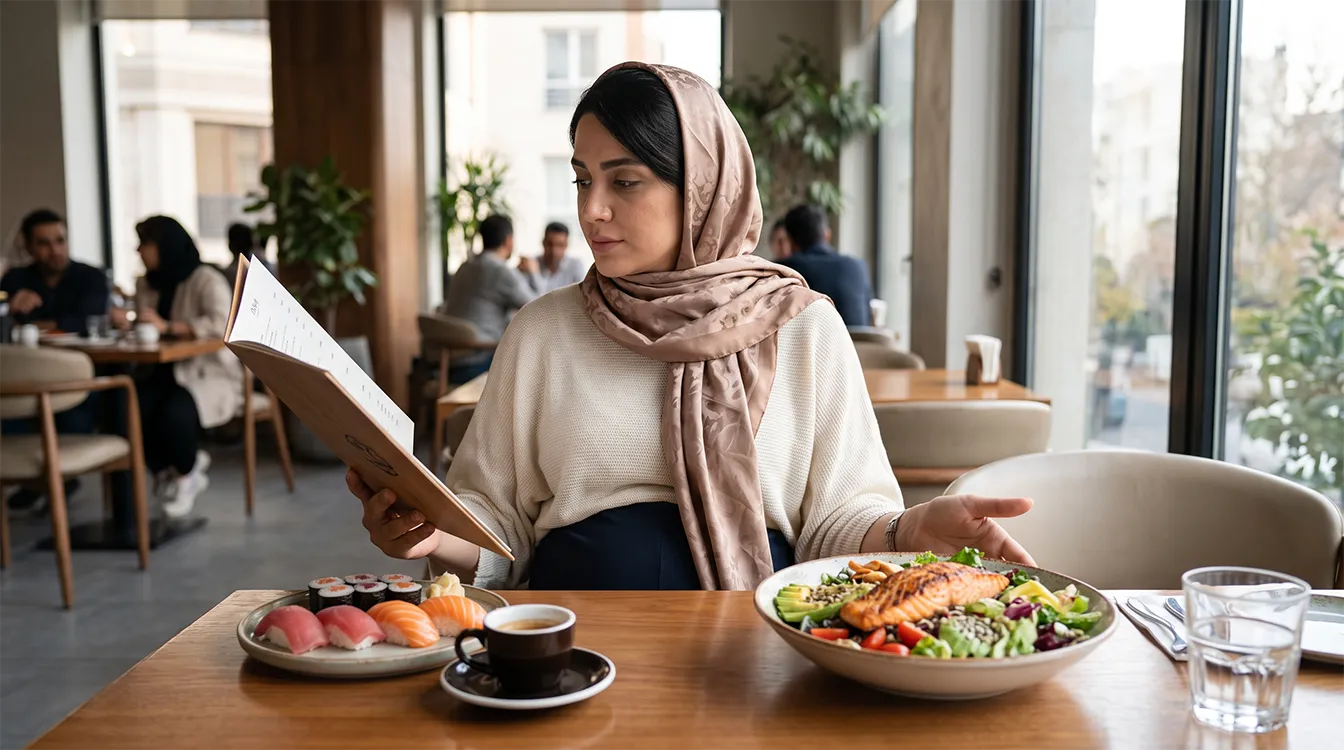 پرهیز از مصرف گوشت خام، سوشی و فست فود در ماه اول بارداری برای جلوگیری از عفونت
