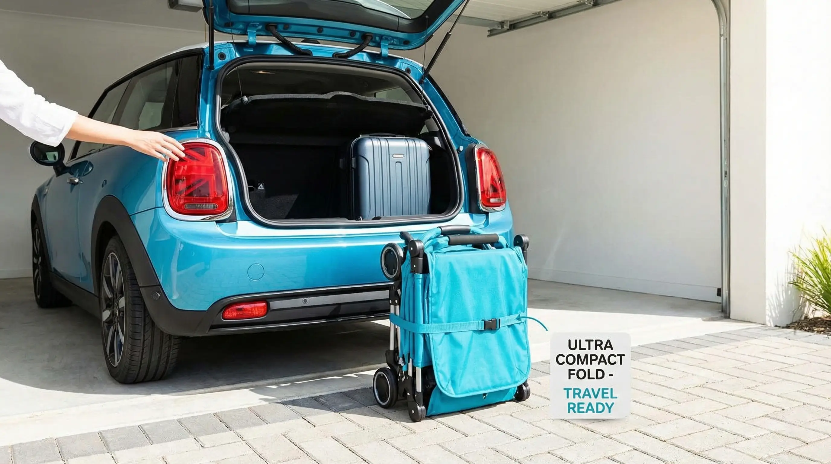 کالسکه مسافرتی و عصایی جمع و جور و سبک