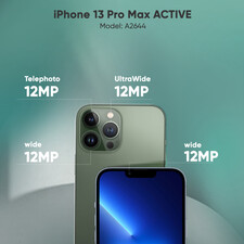 گوشی موبایل اپل مدل iPhone 13 Pro Max A2644 دو سیم‌ کارت ظرفیت 128 گیگابایت و رم 6 گیگابایت - اکتیو