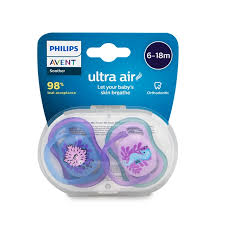 پستانک الترا ایر 6 تا 18 ماه شب تاب اونت avent