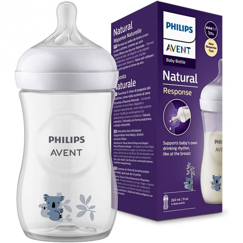 شیشه شیر 260 میل طرحدار اونت Avent