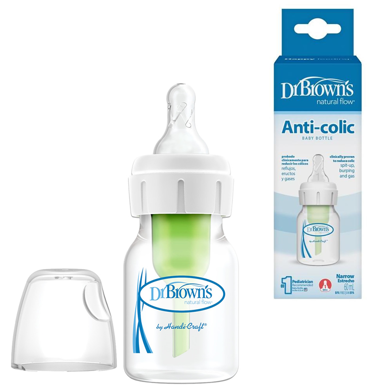 شیشه شیر طلقی دکتر براون 60 میلی لیتر