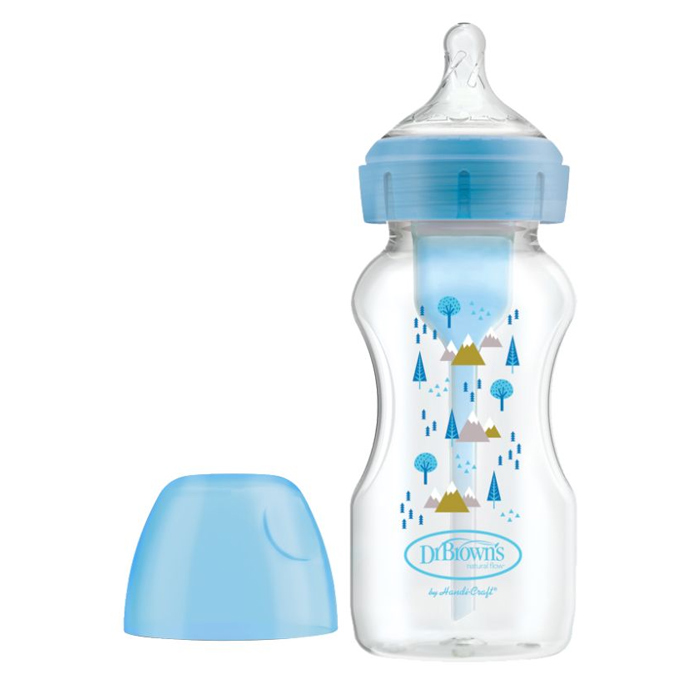 شیشه شیر طرح درخت و کوه دکتر براون 270 میلی لیتر