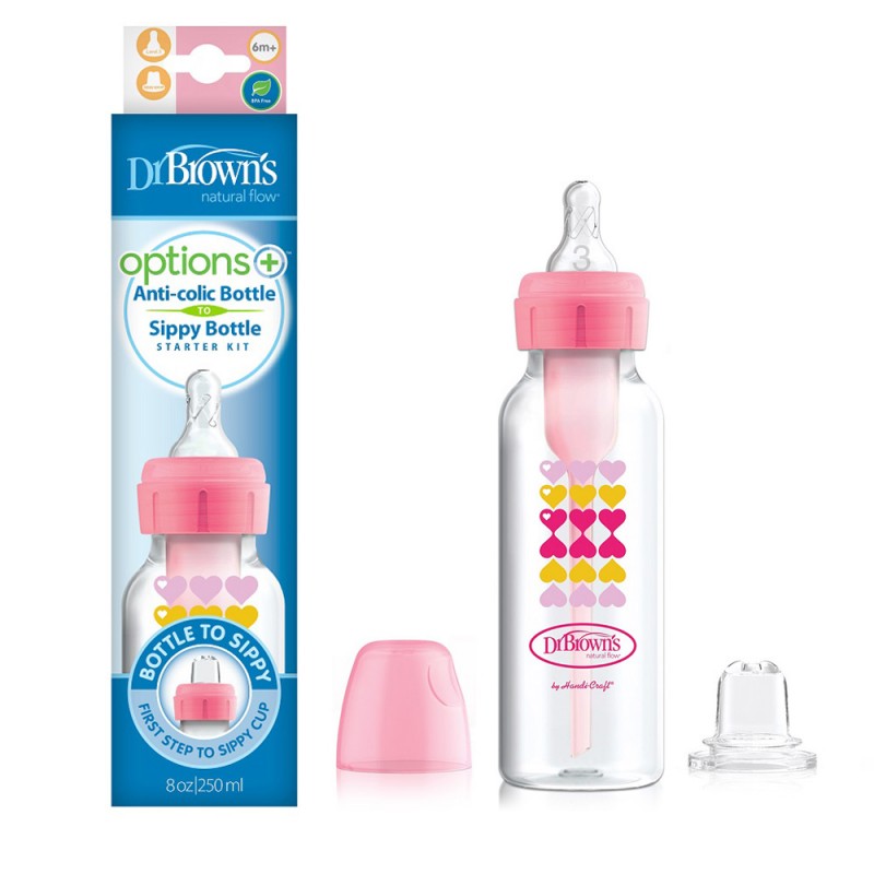 شیشه شیر طرح قلب دکتر براون 250 میلی لیتر