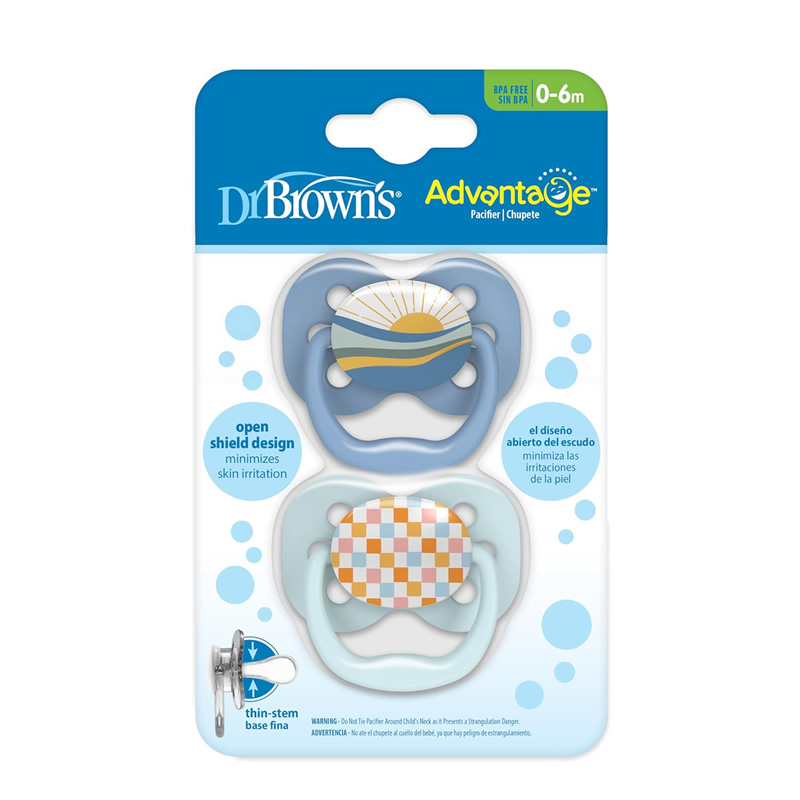 پستانک ارتودنسی دو عددی طرح خورشید دکتر براون