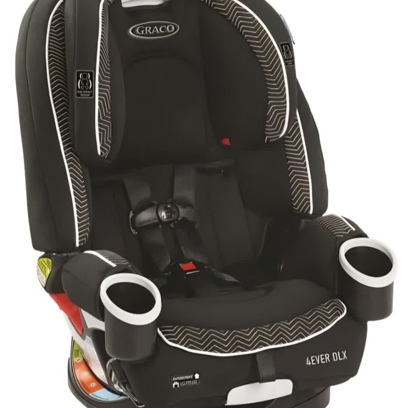 صندلی ماشین Graco مدل 4EVER  ایزوفیکس دار رنگ مشکی و طوسی