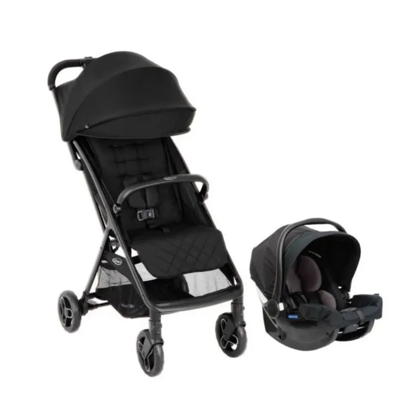 ست کالسکه و کریر Graco مدل MYAVO رنگ مشکی