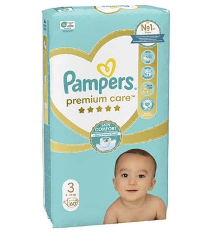 پوشک پمپرز سایز سه 60 عددی